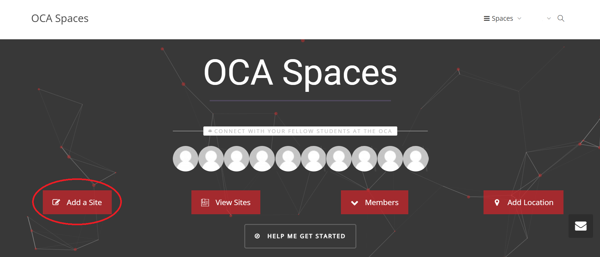 OCA Spaces - Add a Site Button.png