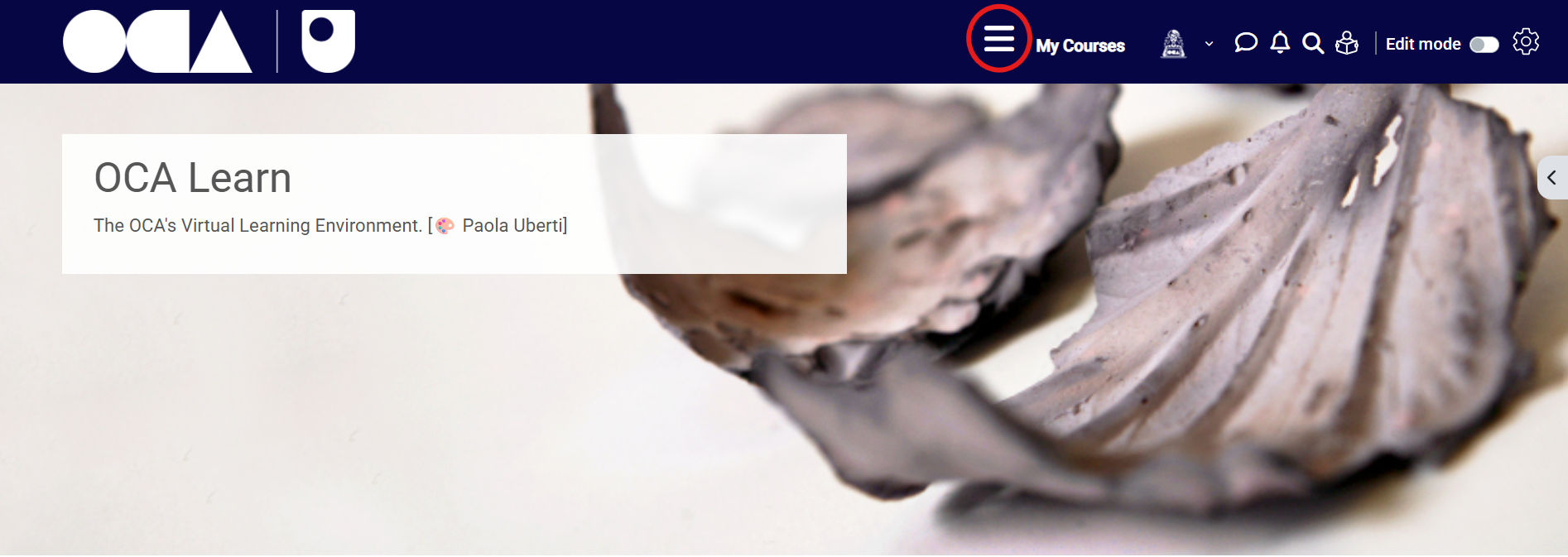 OCA Learn - Shortcut Menu.png