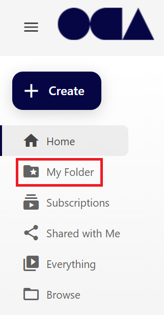 OCA Panopto - My Folder.png